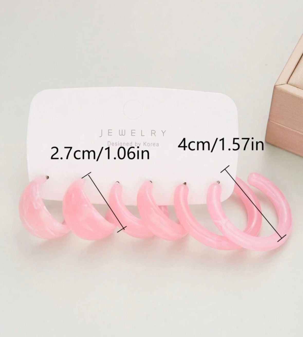 Earrings 6 pieces